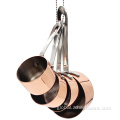 Stackable Copper Stainless Steel Measuring Cups Set